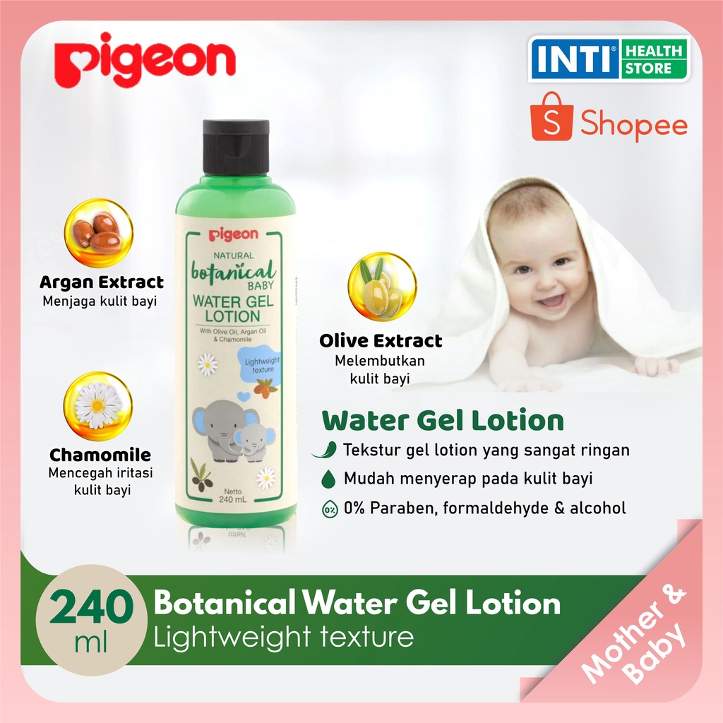 PIGEON Botanical Baby Water Gel Lotion 240ml