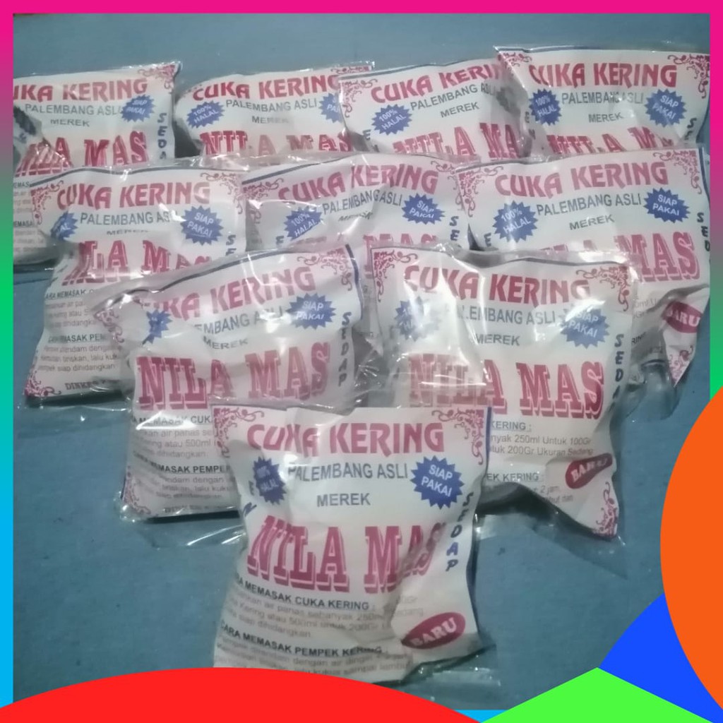 

CUKO PEMPEK PALEMBANG CAP NILA MAS PER 10 BUNGKUS ENAK SEDAP PRAKTIS