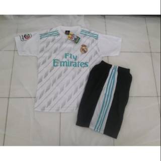 Setelan Baju  Bola  Jersey Anak Real Madrid Murah Barcelona 