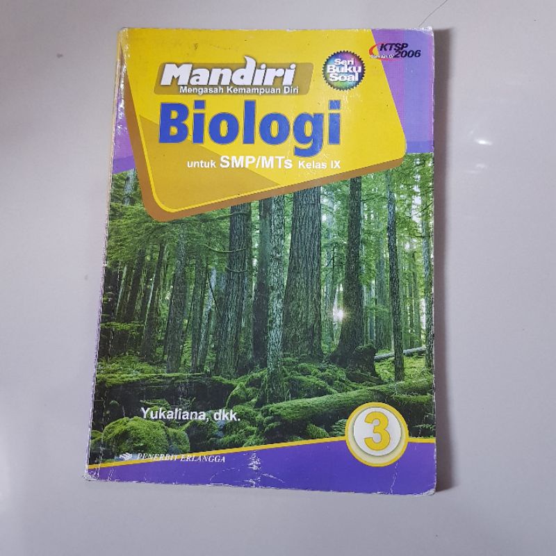 [BEKAS] Buku Paket BIOLOGI Kelas 9 KTSP 2006