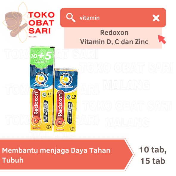 

Redoxon Vitamin D, C dan Zinc untuk menjaga Daya Tahan Tubuh