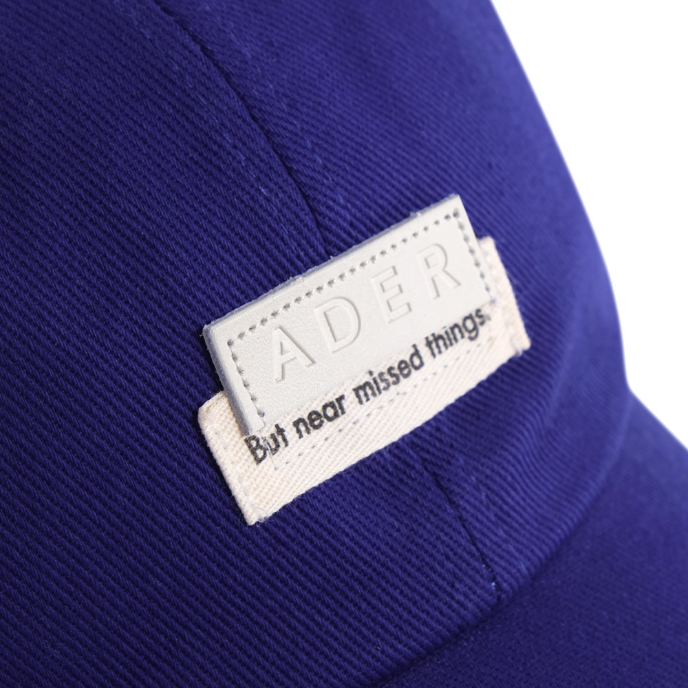 Ader Error Leather Patch Cap