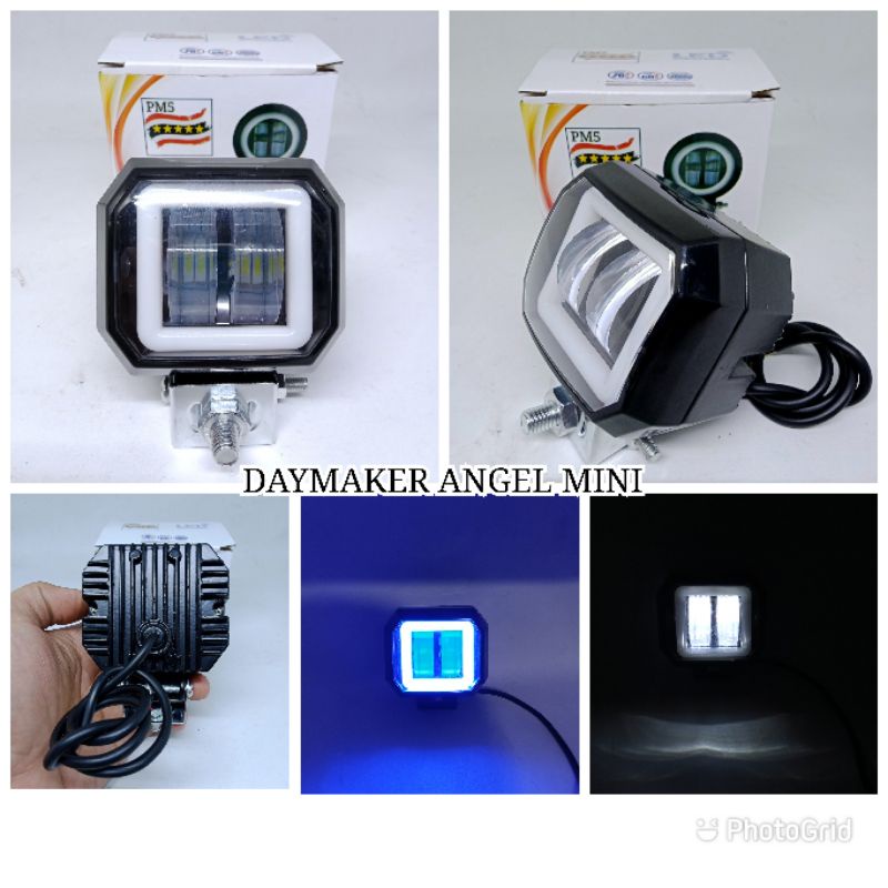 LAMPU TEMBAK DEPAN KOTAK LED FLASH PM5 DAYMAKER ANGEL MINI VARIO MIO BEAT NINJA VIXION NMAX PCX DLL