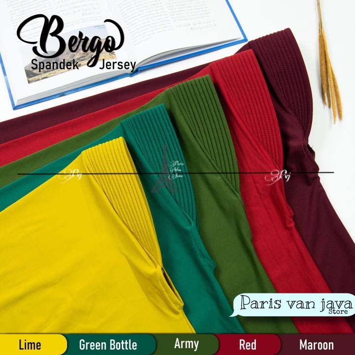 Hijab Bergo Hamidah Jumbo XL Spandek Jersey | Jilbab Khimar Bergo Simple Pad XL Spandek Jersey | Kerudung Ukuran Jumbo