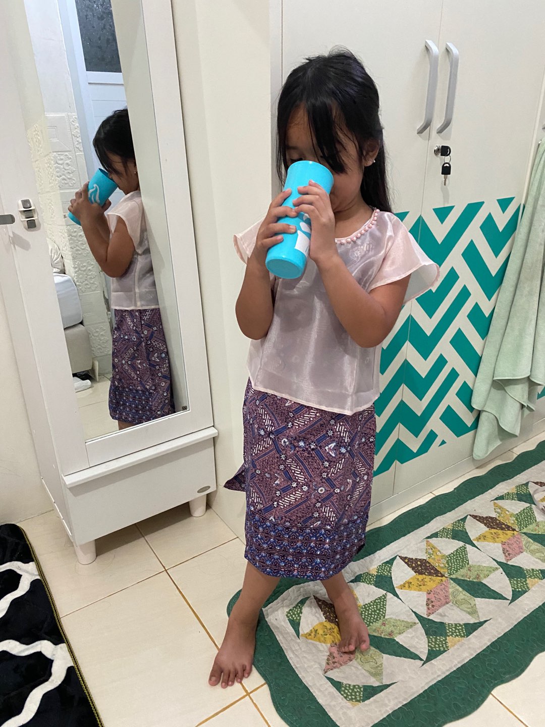 Dress Batik Anak Glazy