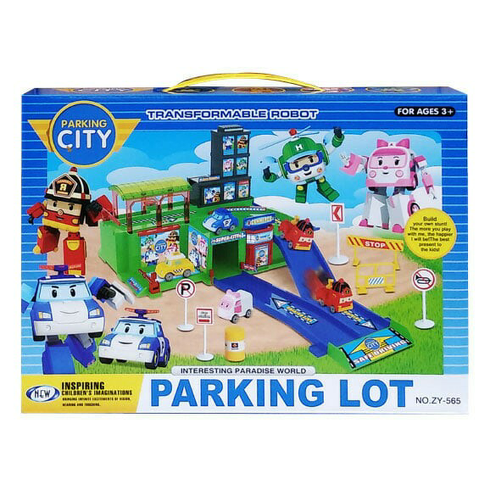 Mainan Robocar Poli Parking Lot ZY-566