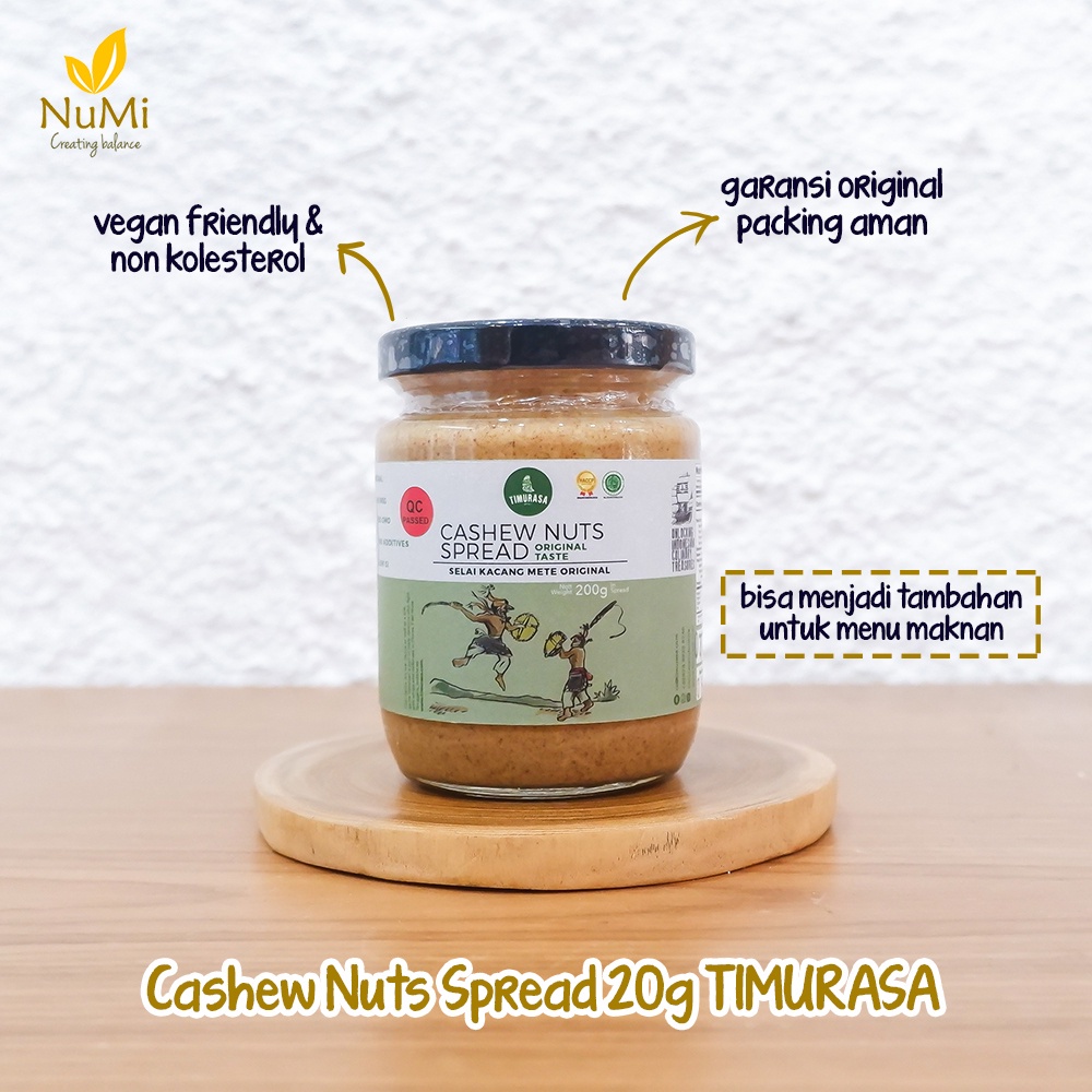 

200G CASHEW NUT SPREAD selai kacang mete - TIMURASA