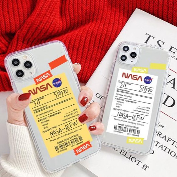 

Case for iPhone Custom NASA Label Clear Paiting