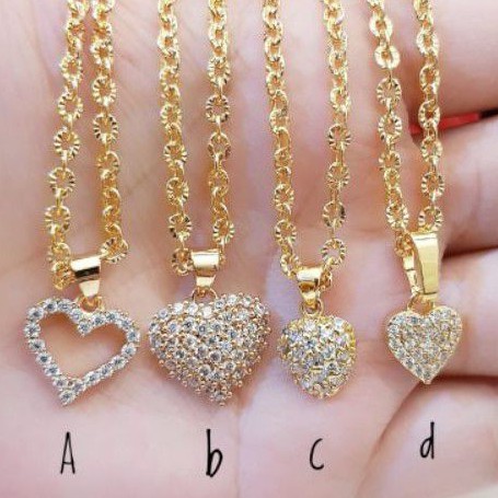 Xuping Kalung Wanita Motif Love 1113q