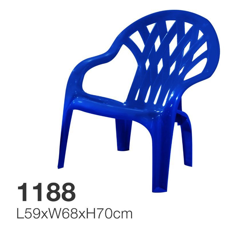 Kursi Plastik Santai Sandaran Senderan 1188 Twinpan