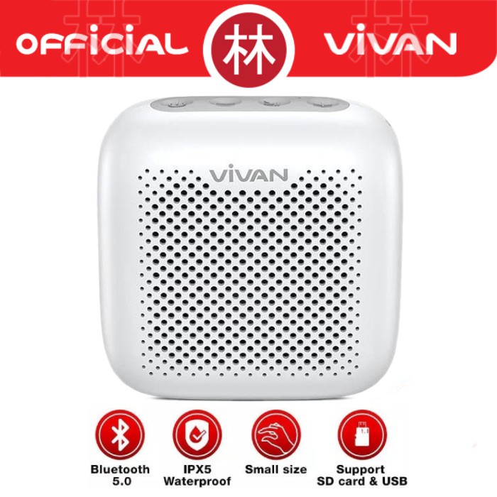 Vivan VS1 Outdoor Bluetooth Speaker 5.0 Waterproof