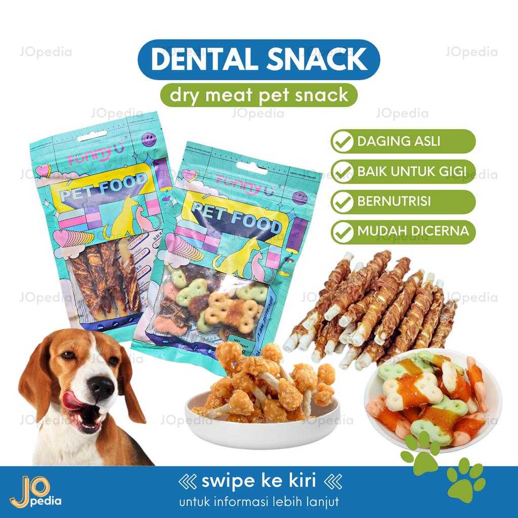 DENTAL SNACK Anjing Cemilan Tulang Gigit Pet Stick Jerky Rawhide Dental Treats