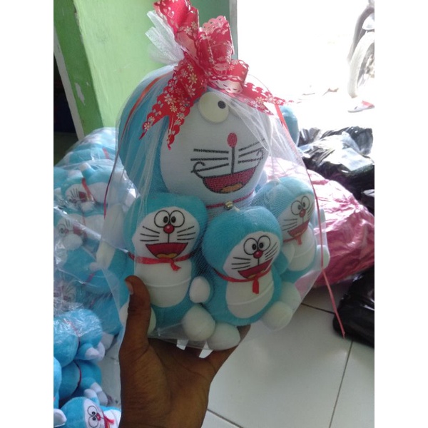 Parcel Boneka Beranak Isi 4pcs (induk 25cm)