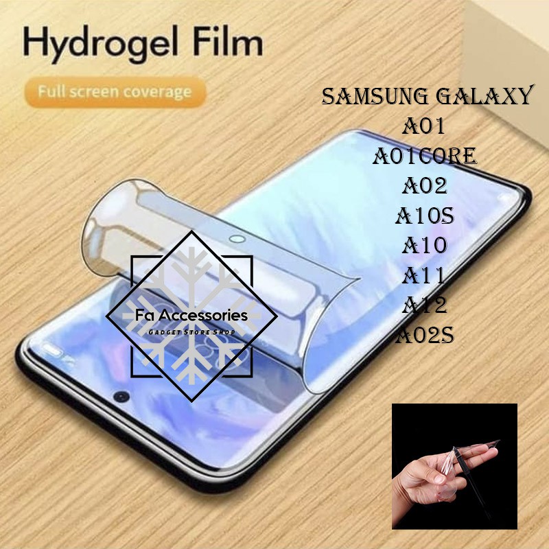 FA ANTI GORES JELLY HYDROGEL SAMSUNG GALAXY a01 a01core a02 a02core a03 a03core a10s a10 a11 A12 A02S core FULL SCREEN