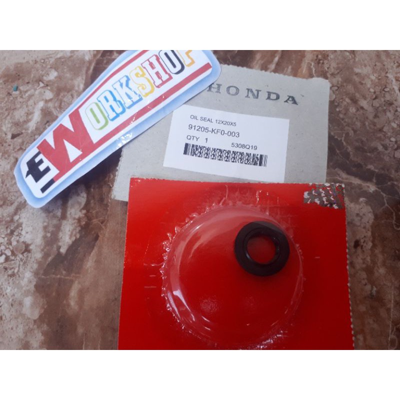 SIL OLI OIL SEAL Waterpump CBR150 CB150 Sonic 150 GTR 150 FI 12X20X5 Asli Honda 91205KF0003