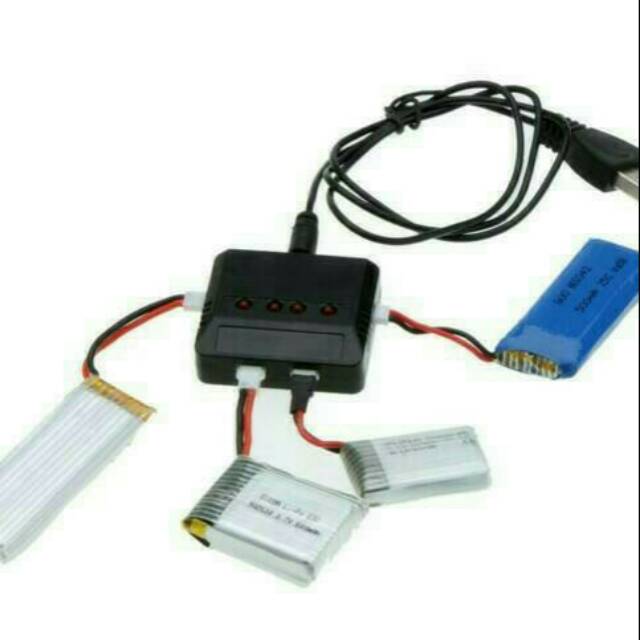 Baterai Charger Li-Po untuk Drone Syma original