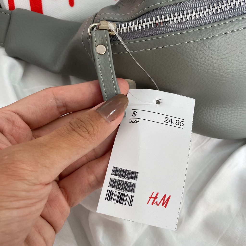 H&amp;M Waistbag FREE Dustbag / Tas Selempang HnM Tas Selempang Kulit Pria Wanita