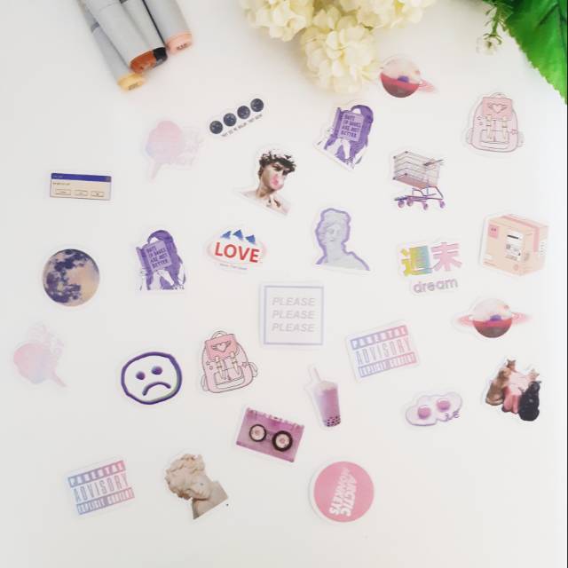 

[READY] Stiker Dekorasi Lucu