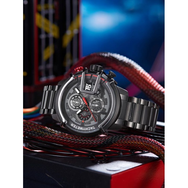 JAM T5 H 3838 ORIGINAL JAM TANGAN PRIA T5 H3838 TAHAN AIR CRONO AKTIF