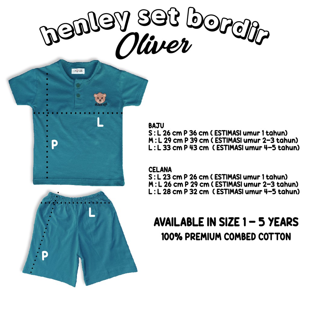 OliverKids Setelan Gemes Anak 1-7 Tahun Setelan Retro Anak Kaos Dan Celana Anak Setelan Pantai Anak Perempuan Baju Pantai Anak