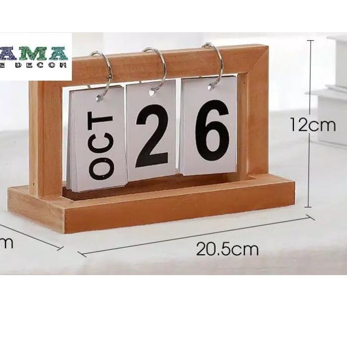 

Miliki - kalender meja kayu/ kalender duduk / kalender hias / kalender abadi / kalender souvenir / kalender vintage ring kayu