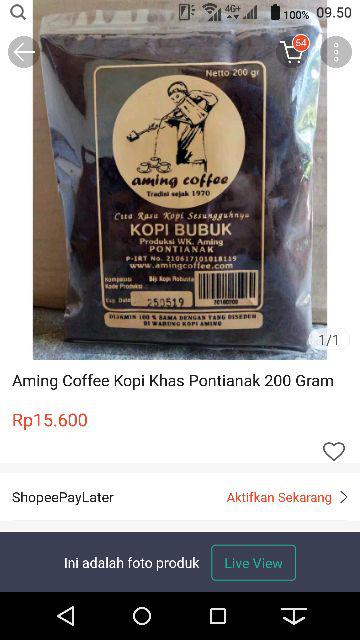 Aming Coffee Kopi Khas Pontianak 200 Gram