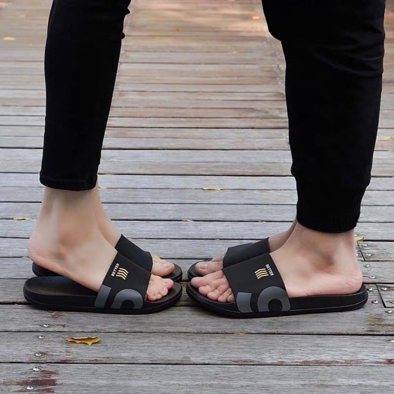 (BAYAR DITEMPAT) Sandal karet jelly UNISEX / Couple SupermeBETTER