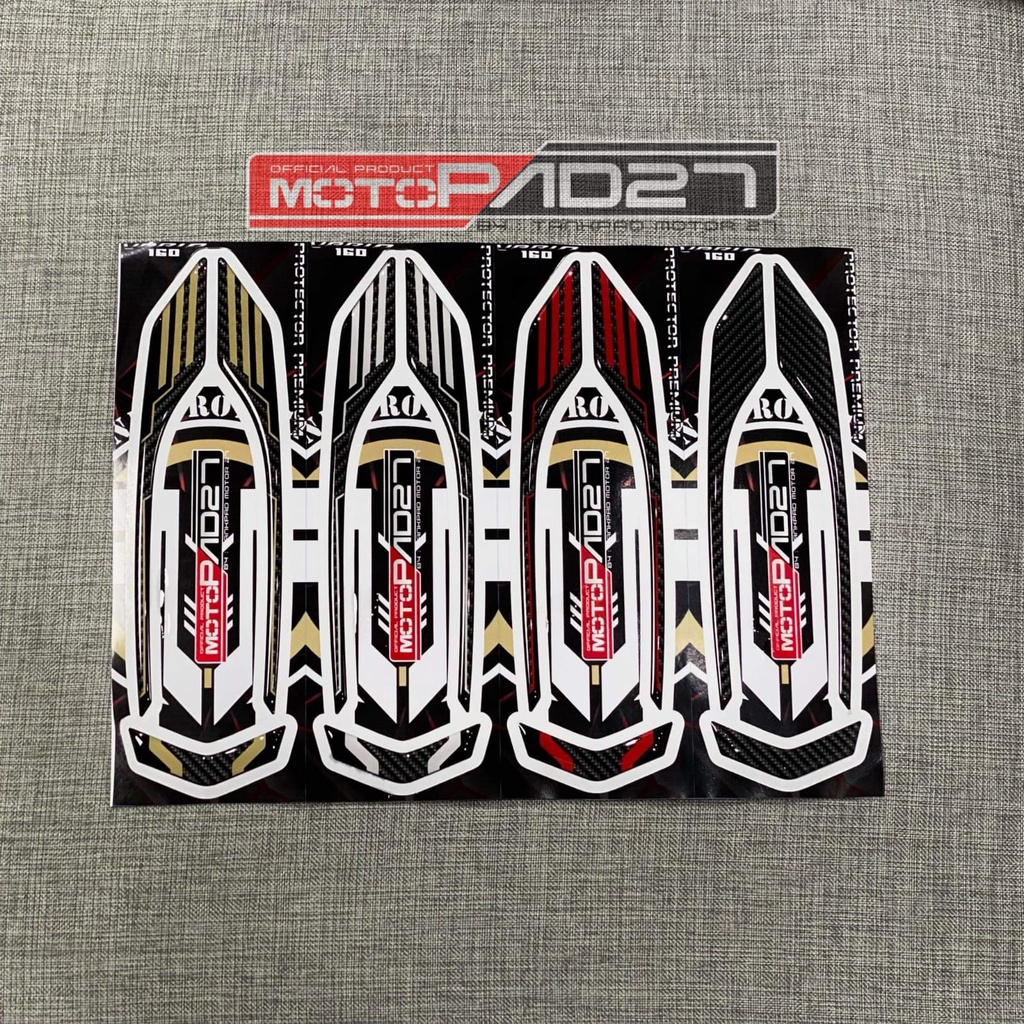 motopad27 new stiker alis lampu vario 160 bahan resin timbul premium