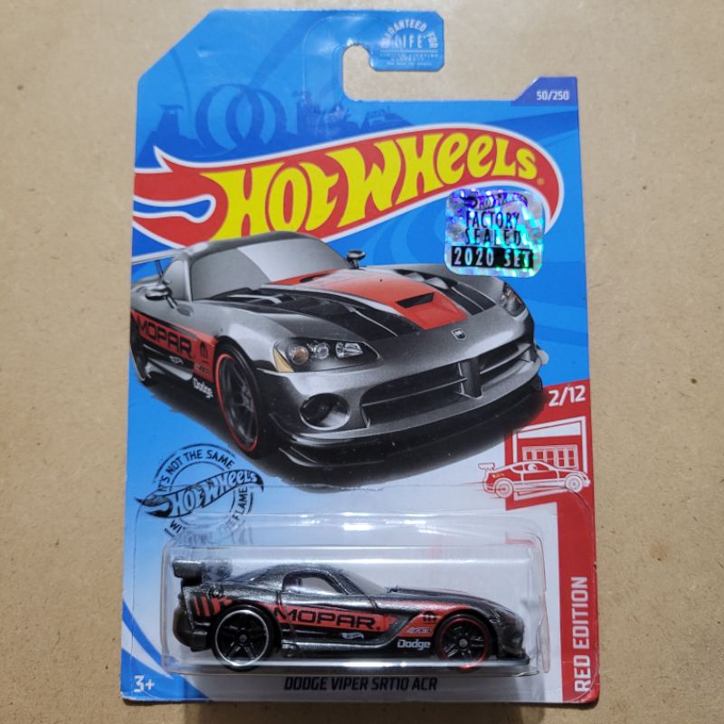 HOT WHEELS DODGE VIPER SRT10 ACR / RED EDITION [ GREY RED ]