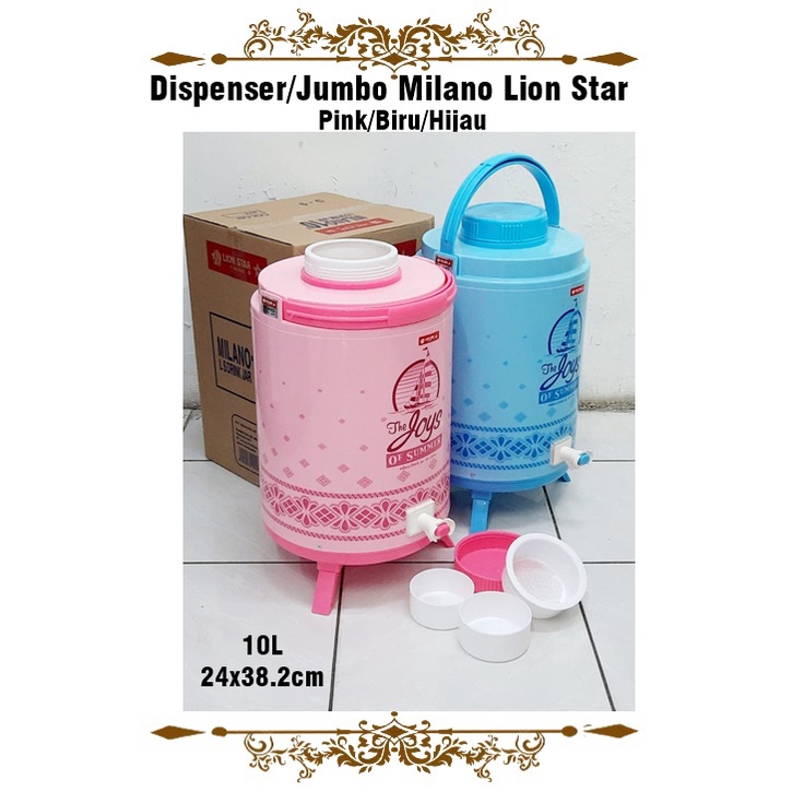 Dispenser Air/Drink Jar D-9 Milano Lion Star 10L