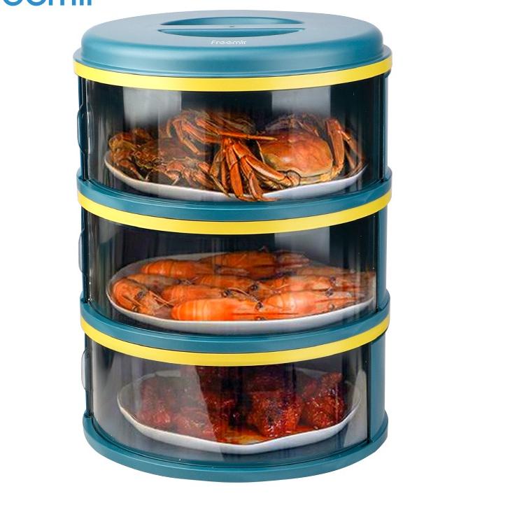 FREE ONGKIR[HOT DEAL] freemir 3/5/6 Susun Tudung Saji Modern Bertingkat Penutup Piring / Penutup Pir