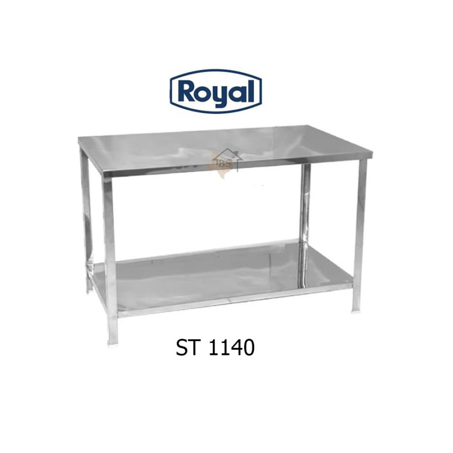 TROLLEY TABLE RAK MEJA SERBAGUNA ROYAL KITCHEN SET STAINLESS ST 1140 ST1140