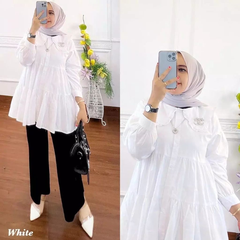 LAMORA BLOUSE / BLOUSE CANTIK / BLOUSE ELEGAN / BLOUSE KEKINIAN / BLOUSE