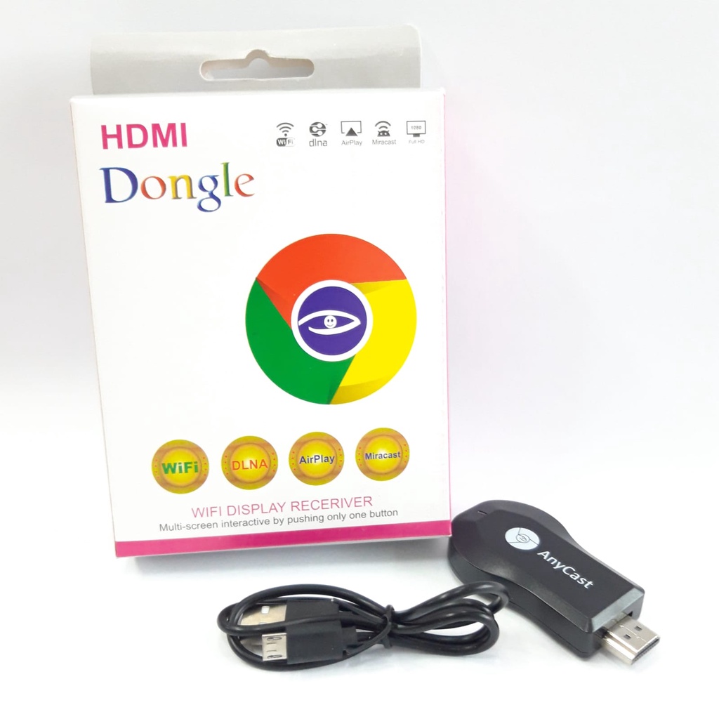 Hdmi dongle anycast packing original box tebal