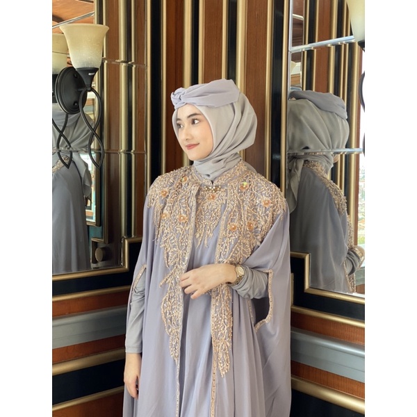 READY STOCK KAUREEN GAMIS FREE MANSET TURBAN DAN BELT