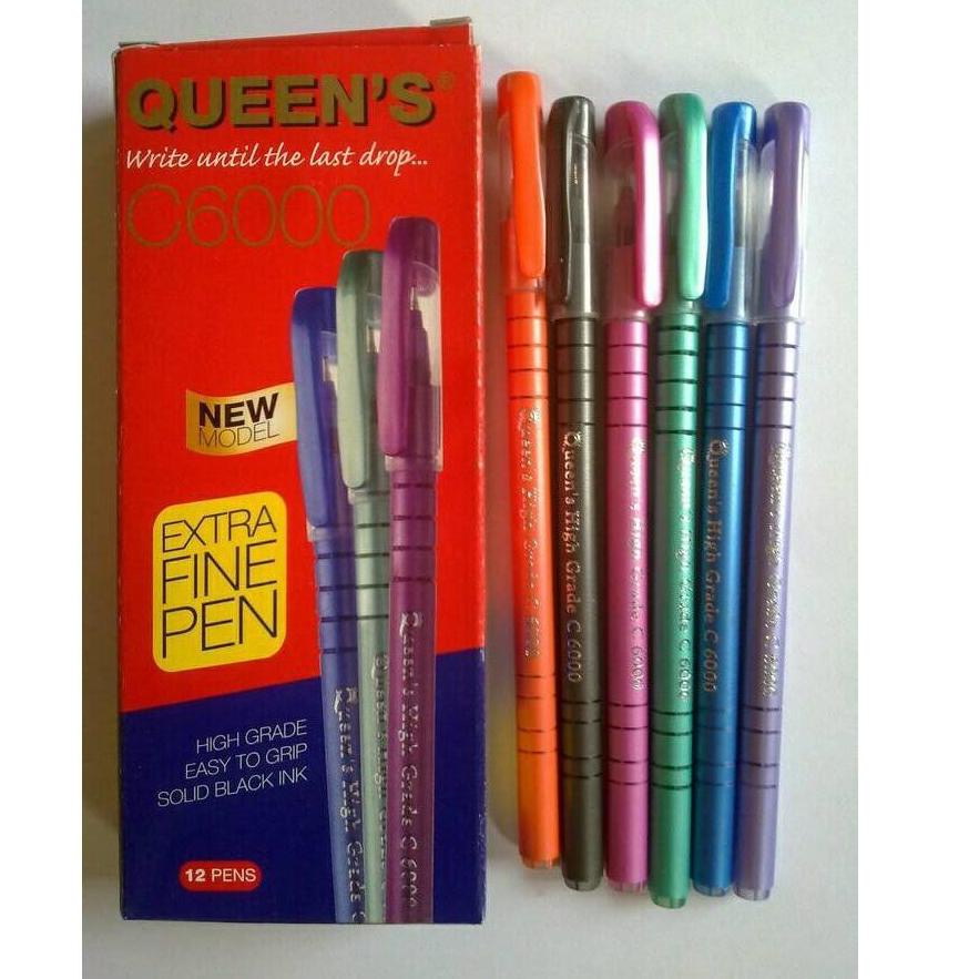 

Ready Gan // NnT Pulpen/Pen Faster Queen's C6000 (Per Lusin) //Jual@produk