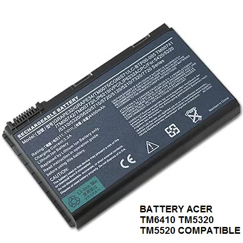 Baterai Battery Acer Travelmate 5330 5360 5520 5520g 5530 5530g 5710 5710g 5720 5720g Compatible New Shopee Indonesia