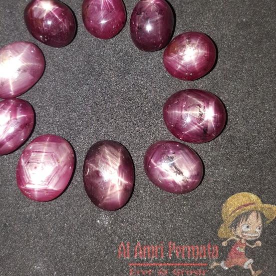 ℮ Natural Ruby Star Afrika Kecil ➸