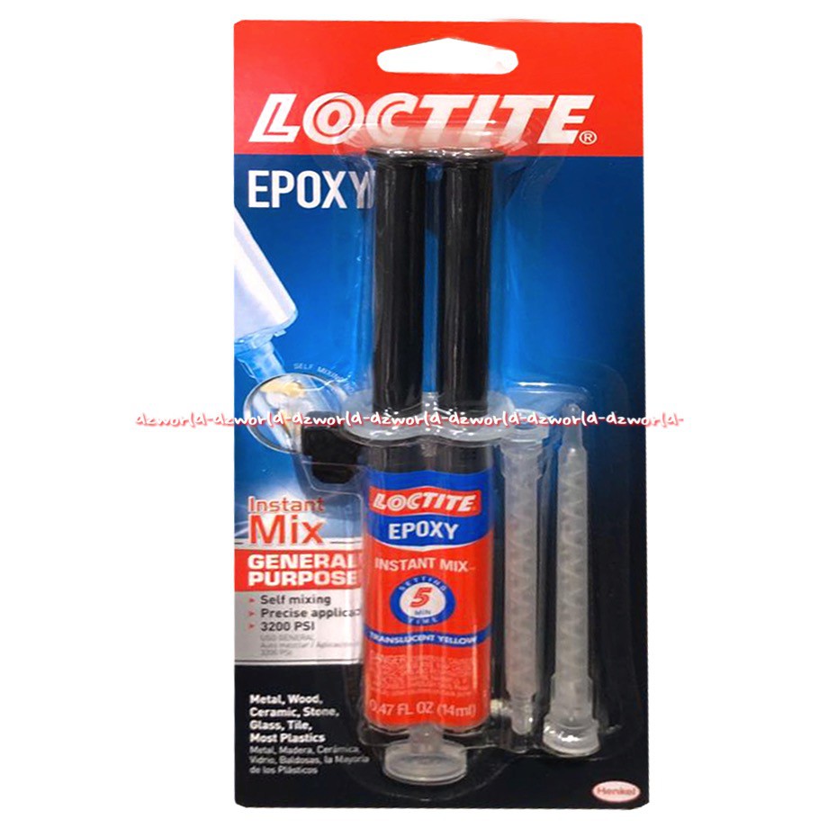 Loctite Epoxy Instant Mix 14ml Lem Serbaguna Perekat Multifungsi Loctitte Loktite Loktait Glue Epoxi Epoksi