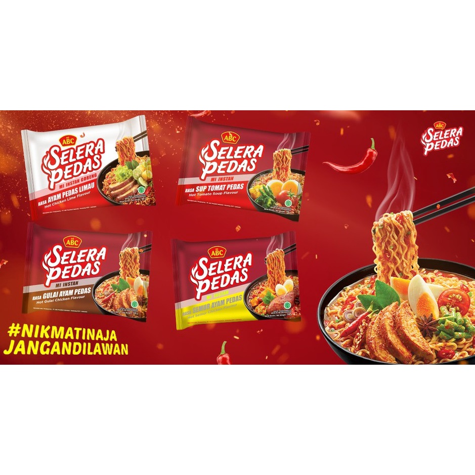 Mie ABC Selera Pedas 70gr