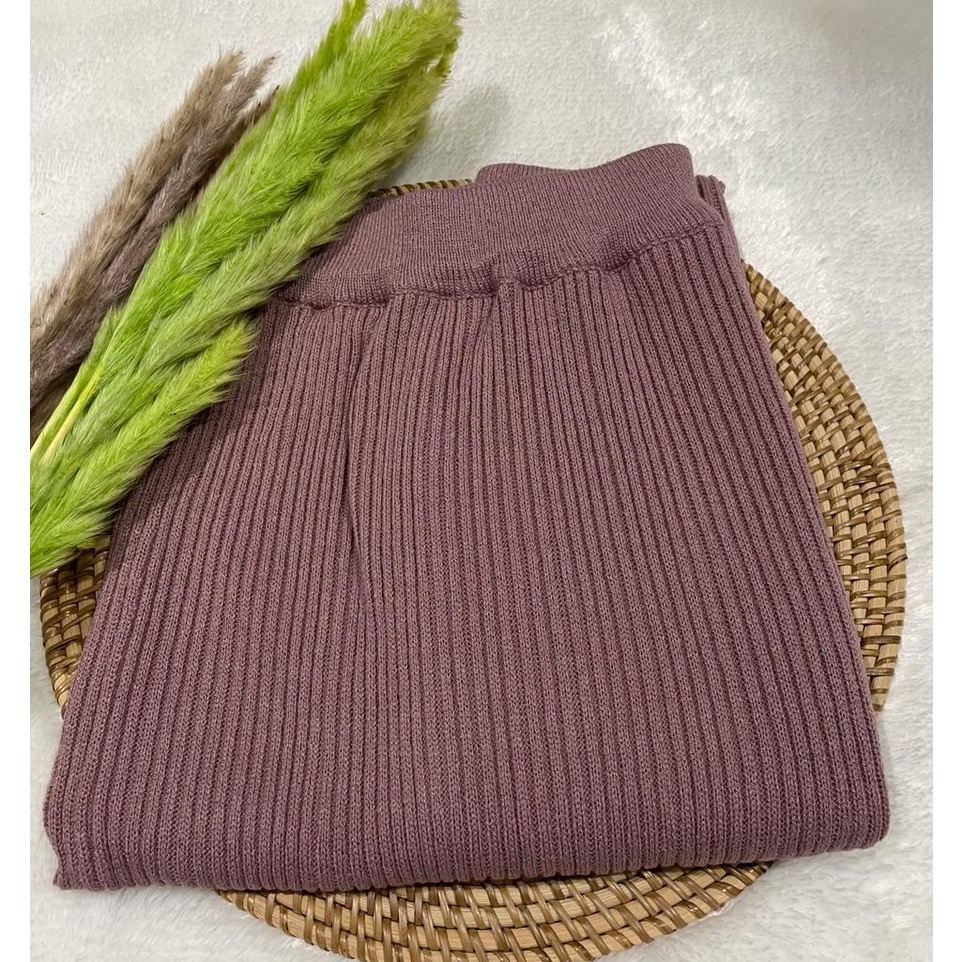 Rok span rajut,Rok wanita premium,Rok tebal knit-UNGU NILA