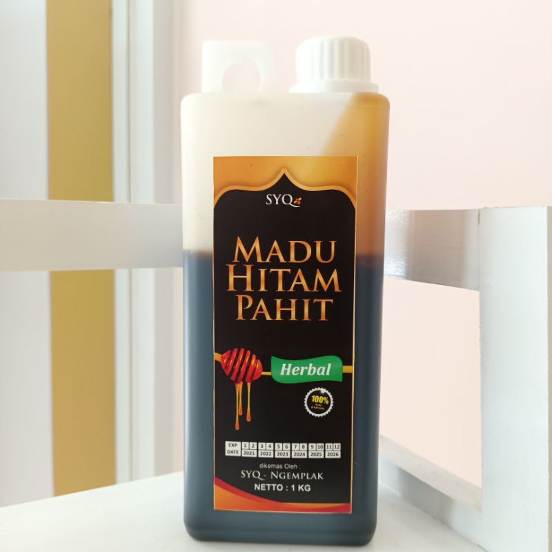 

MADU HITAM PAHIT 1 kg | MADU HERBAL | MADU SYAQILA