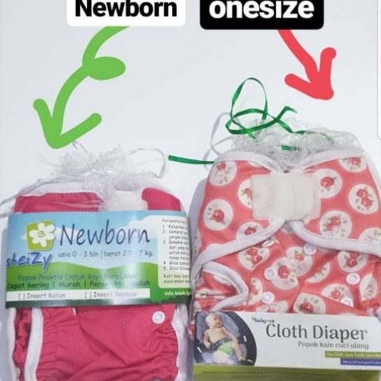 Clodi Cover Baby oz  Sheizy newborn dapat 1 insert diaper newborn cuci ulang