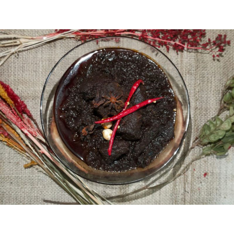 

Rendang daging sapi khas padang 250 gr