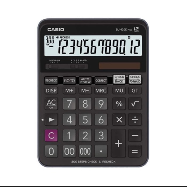 

Casio Calculator DJ-120 Plus Check & Correct Kalkulator Desktop Kalkulator Meja