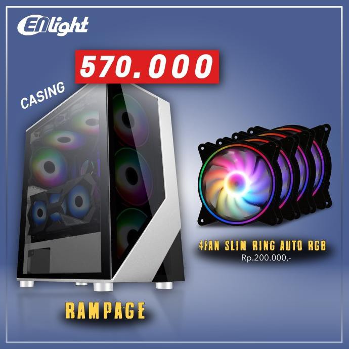 Promo Casing Enlight Rampage Gaming Pc Case