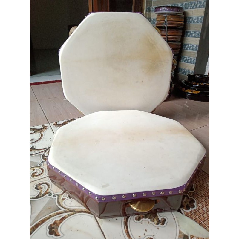 alat hadroh/terbang segi 8 asli jepara