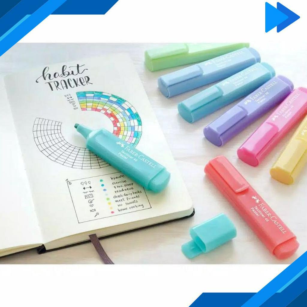 

CEPAT Textliner 1546 Warna Pastel Faber CastellHighlighter Marker