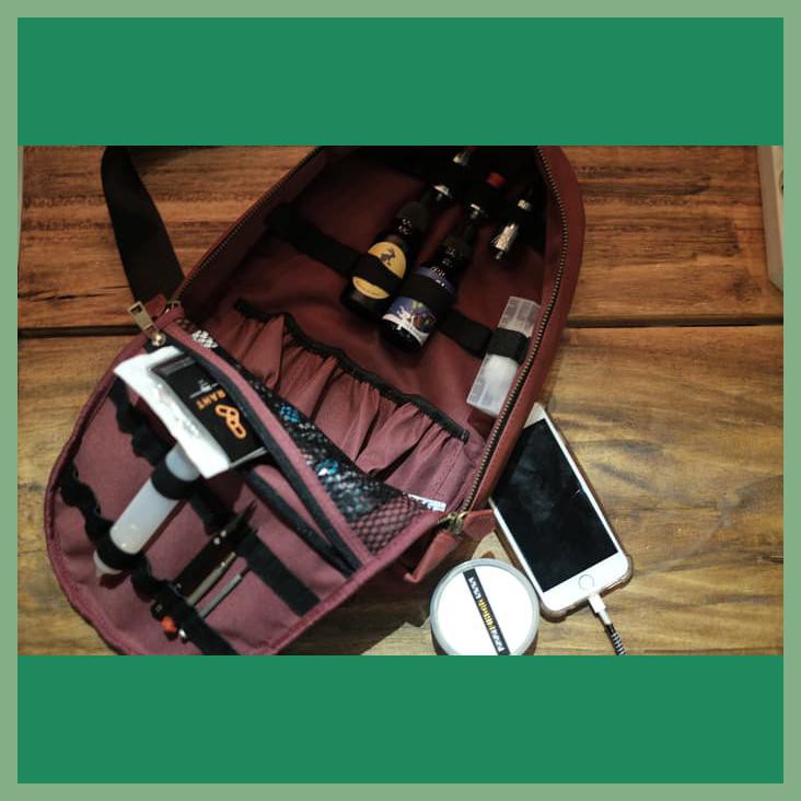 PREMIUM SLING BAG RED | VAPE BAG |TAS VAPOR | TAS VAPE | BOVA BAG