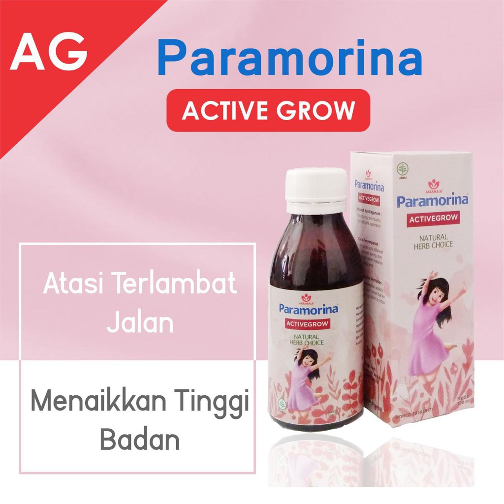 PARAMORINA MADU ANAK Terlambat Bicara, Jalan, Nafsu Makan, Obat batuk, Berat Badan / Vitabumin